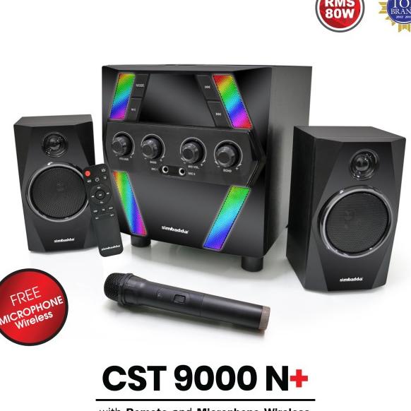 Speaker Bluetooth Simbadda Cst 9000N+ Subwoofer Mega Bass Karaoke