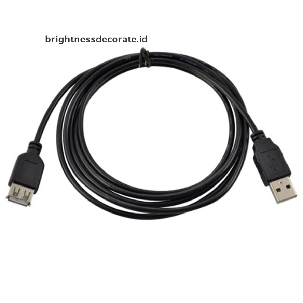 (Birth) Kabel Extension Usb 2.0 Male Ke Female Panjang 1.5m Dengan Ring Magnetik