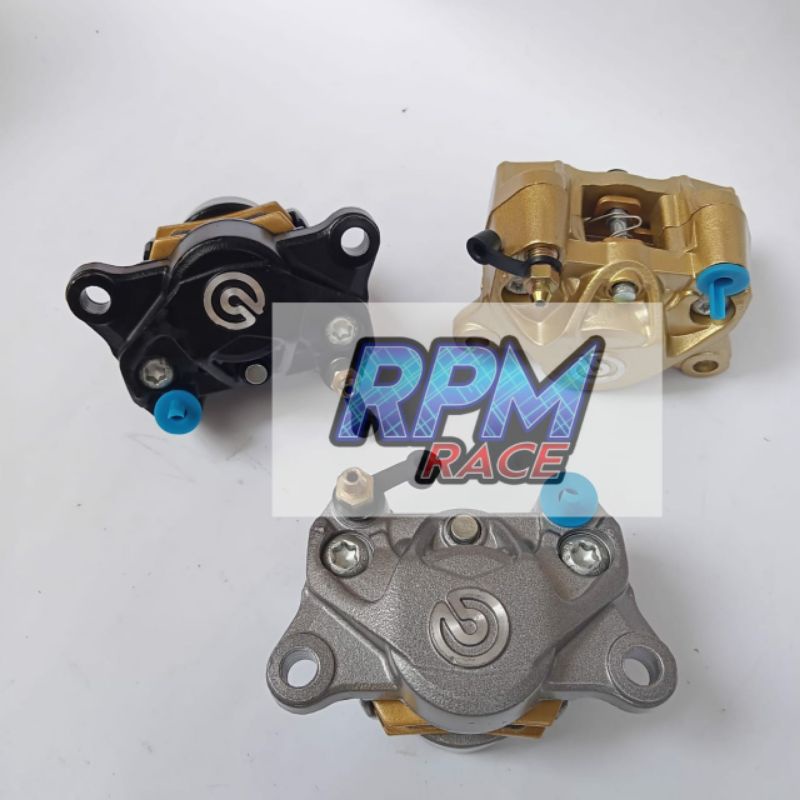 kaliper 2piston by BigLogo warna universal untuk semua motor