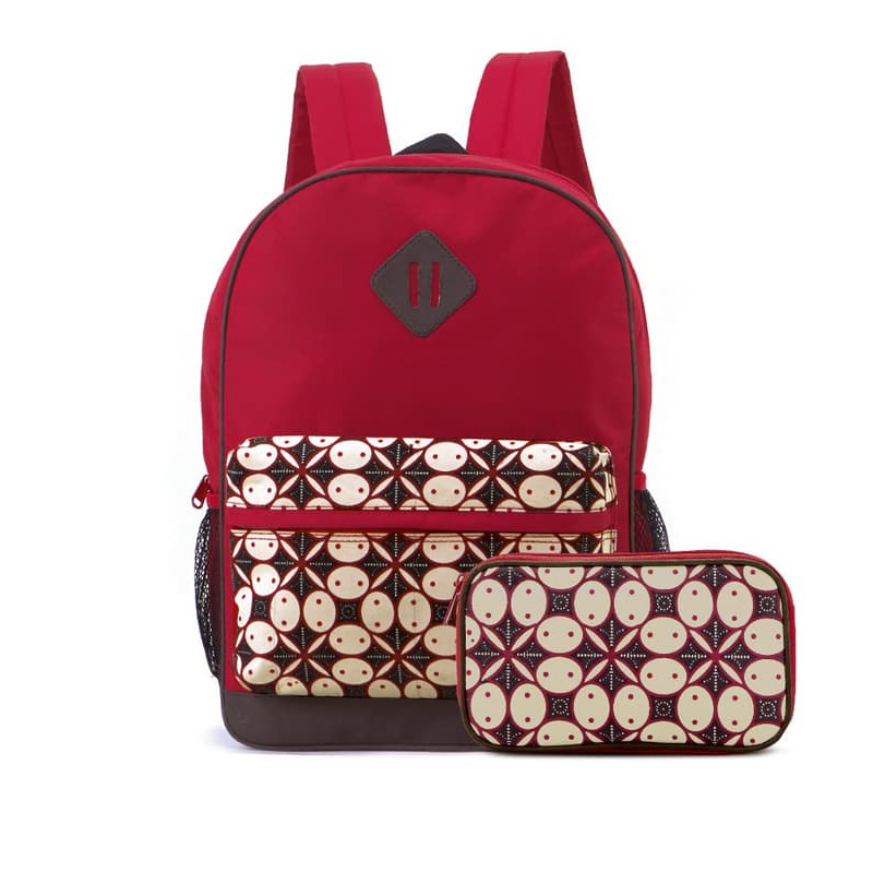 TAS RANSEL WANITA SOPHIE MARTIN SISKA T3611R1 MERAH BACKPACK