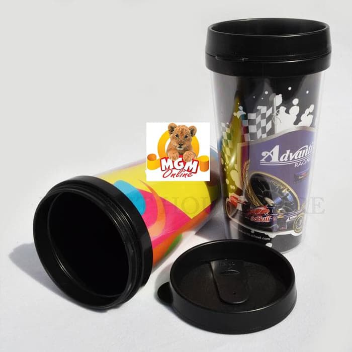 Botol minum tumbler promosi tumbler insert paper + FREE DUS 014MG