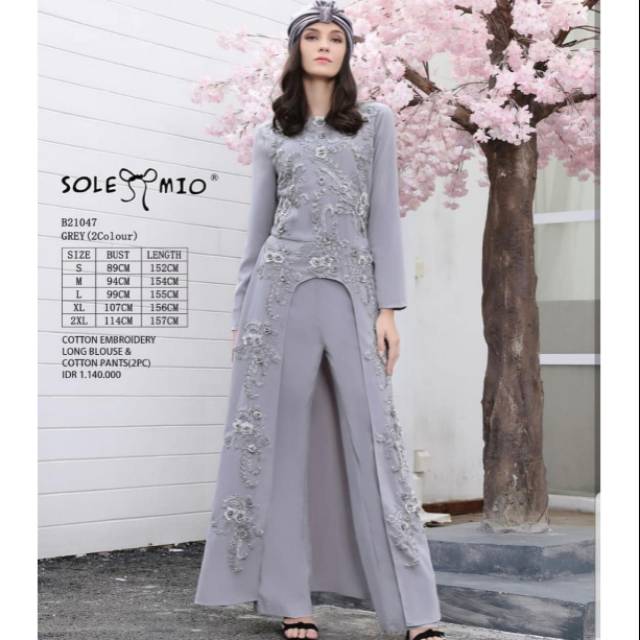 preloved solemio baju pesta