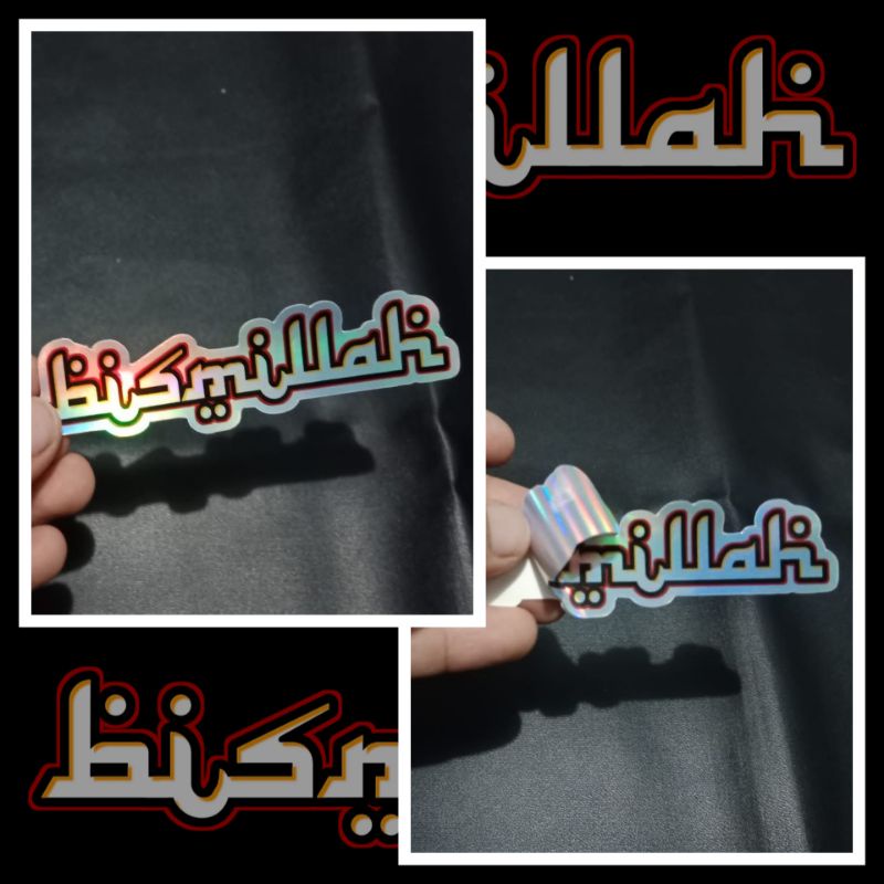 

Sticker Bahan Hologram Bismillah