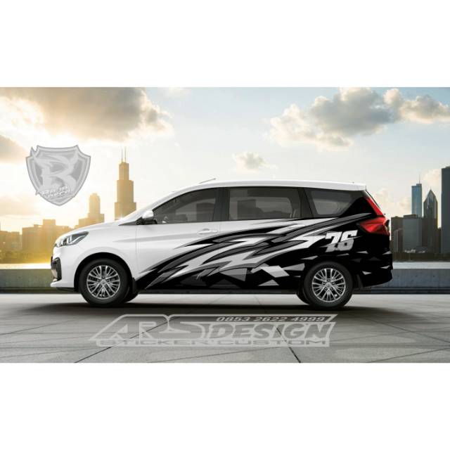 Decal sticker mobil Ertiga All New