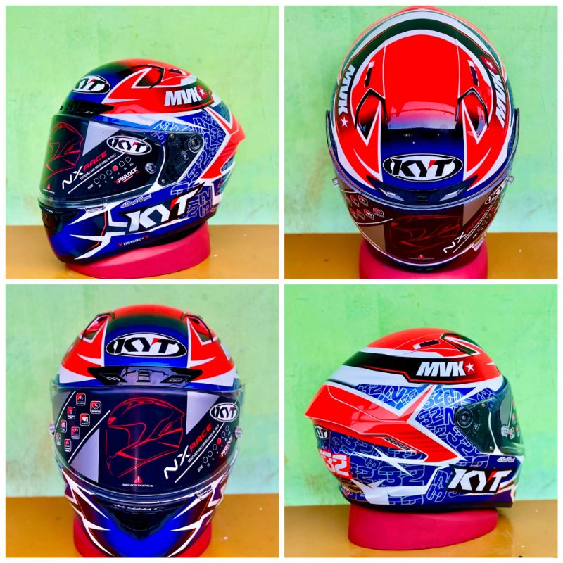 Helm KYT NX race Isaac Vinales replica