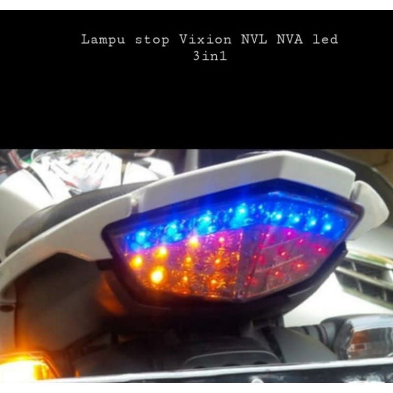 Lampu Stop Vixion New LED Running Plus Sen