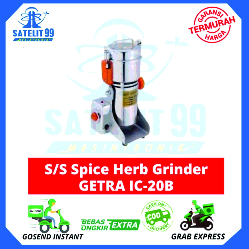 S/S Spice Herb Grinder GETRA IC-20B