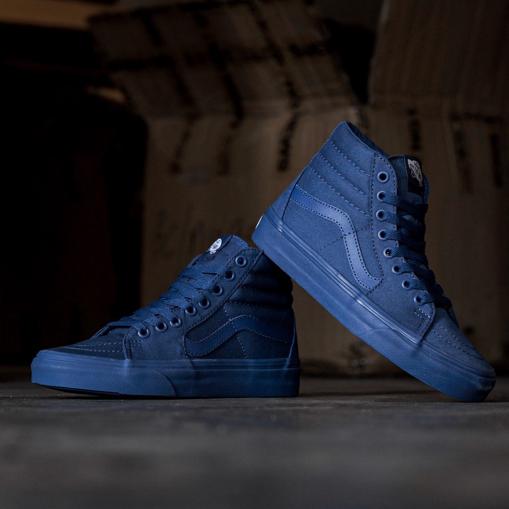 SK8-HI BLUE/MONO CLASSIC ORIGINAL 100%