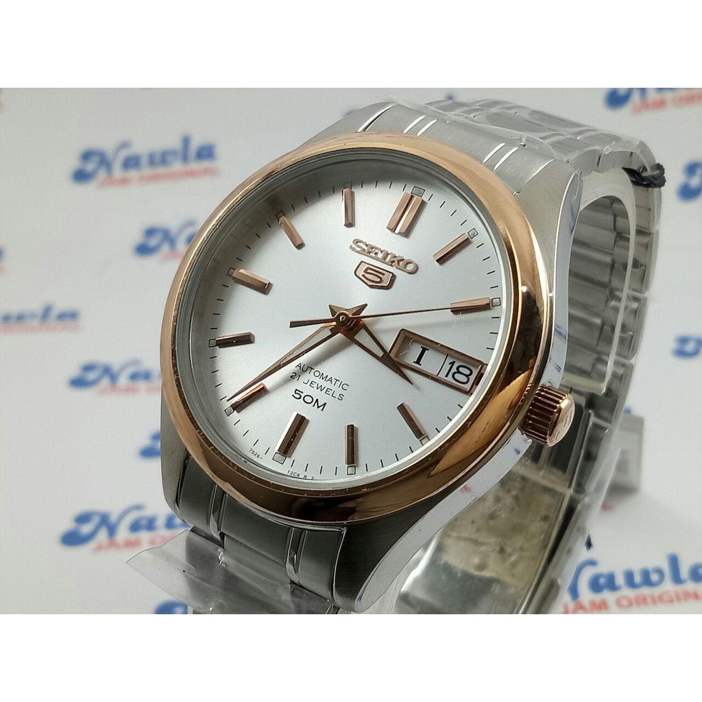 Seiko 5 Ladies SNK882K1 Automatic Rose Gold Bezel | Jam Wanita SNK882