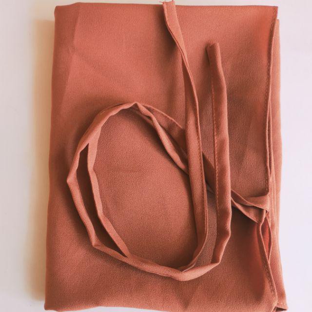 Bergo maryam premium diamond / Hijab Instan bergo maryam tali nonpet-Softmocca