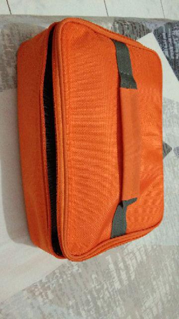 Tas Bekal / Lunch Bag Yooyee / Lunch Box Bag Polos Bahan Nylon Alumunium Tebal Bagus