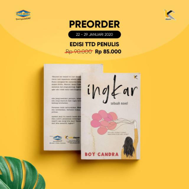 Novel Ingkar - Boy Candra