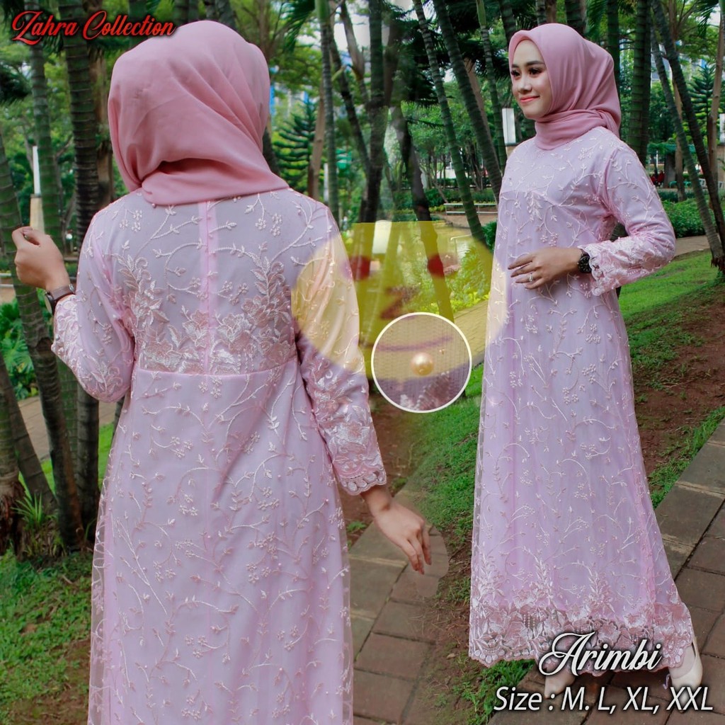 GAMIS ARIMBI/GAMIS TULLE MUTIARA BORDIR