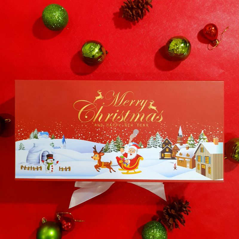 Kotak Box Parcel Kue Kering Hampers Natal Christmas 2021