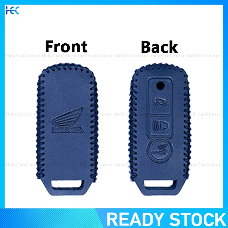 【Ready Stock】100% Genuine Leather Key Cover For Honda Pcx Sh 125 150 adv 150 Motorcycle Scooter Remote-3 Buttons