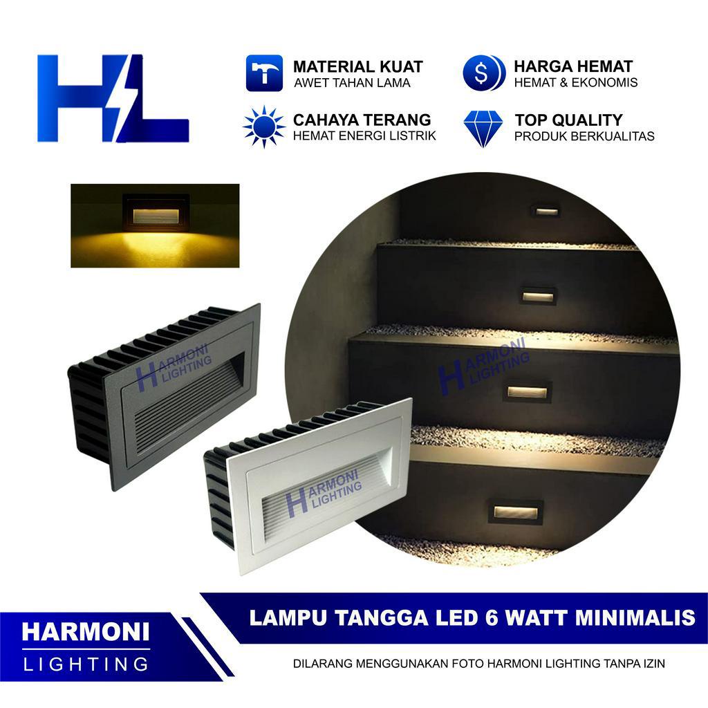 Lampu Anak Tangga LED 6W Tanam Minimalis 6W