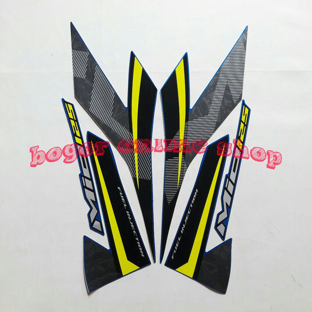 stiker motor mio m3 125 2019 biru