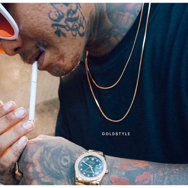 Omega chain necklace hip hop kalung rapper kalung Omega chain necklace hip hop kalung rapper kalung
