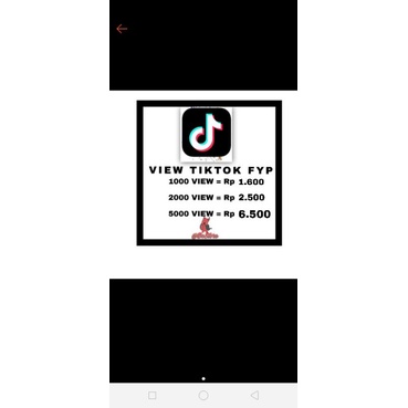 VIEW TIKTOK FYP | VIEW TIKTOK TERMURAH