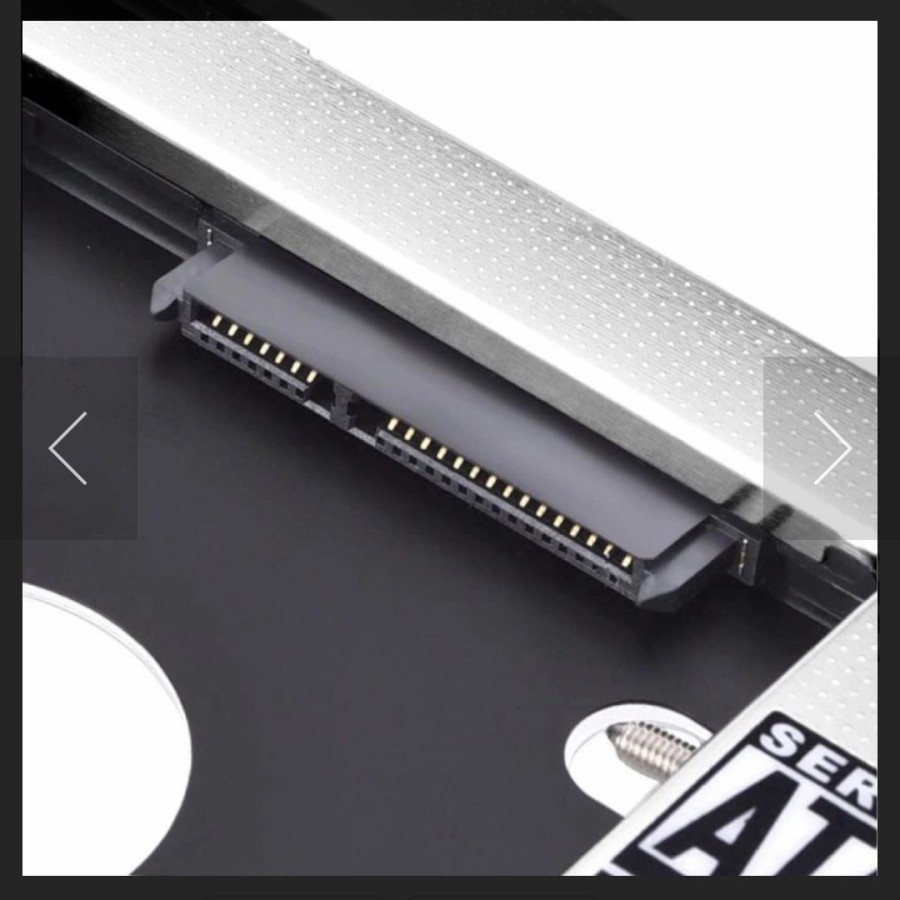 HDD Caddy Tipis (slim) 9.5mm Sata To Sata lll / Dvd Slot Hdd Slot