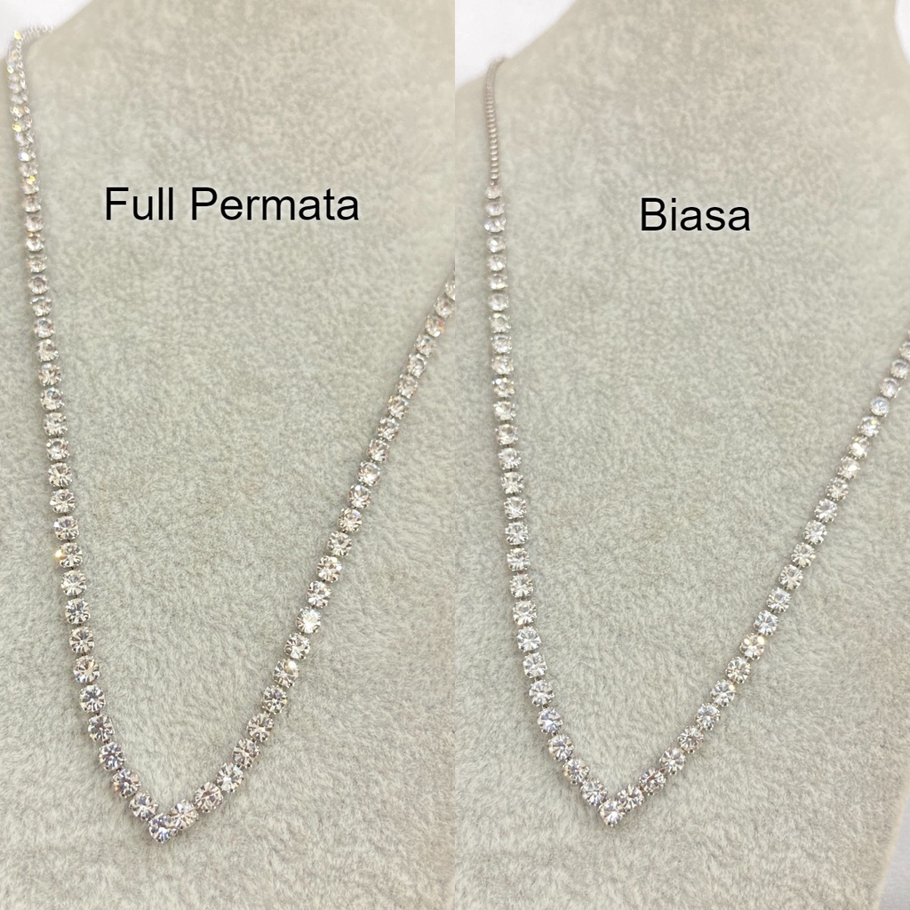 Kalung Titanium Nagita Anti Karat Dan Tidak Luntur Elegant Korean Style