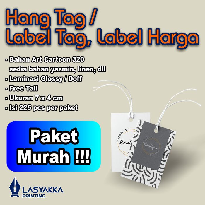 

Label Harga, Hang Tang