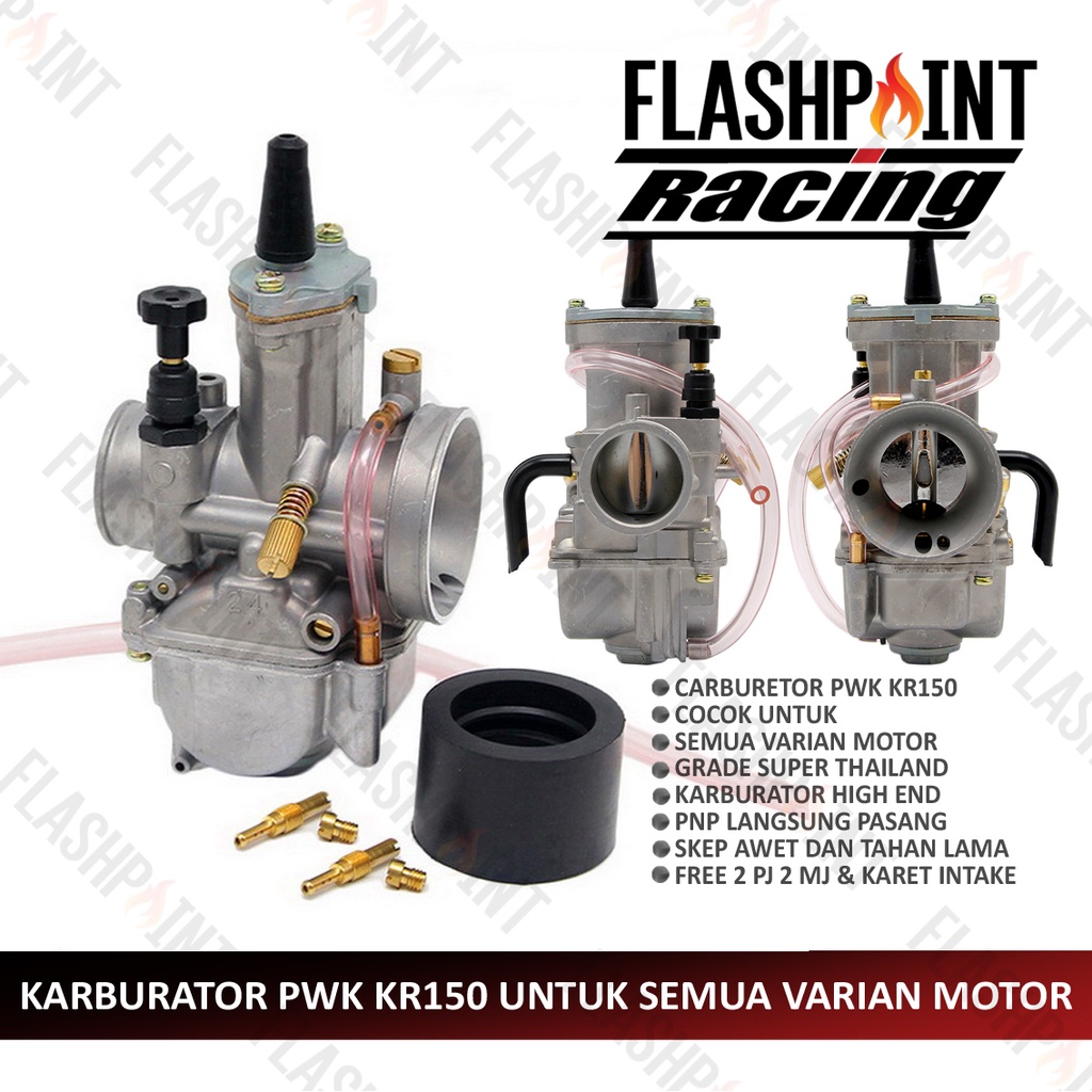 (BISA COD) KARBURATOR THAILAND KAWASAKI KR150 UNTUK SEMUA MOTOR SUPER GRADE KR 150 24 26 28 30 SMASH SHOGUN BEAT VARIO MIO RX MX GRAND SUPRA 125 X BYSON NINJA CBR GL PRO RR SOUL FI SATRIA FU KEIHIN MIKUNI CPO KARBU ORIGINAL VIXION TIGER REVO MX VEGA