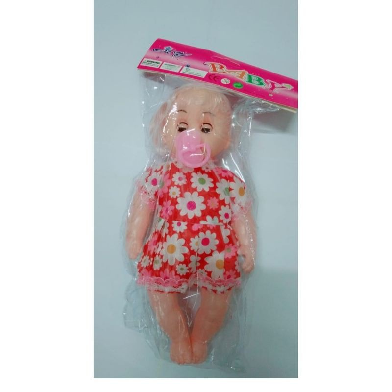 MAINAN BONEKA EMPENG BUNYI NANGIS UKURAN SEKITAR 35CM JY001