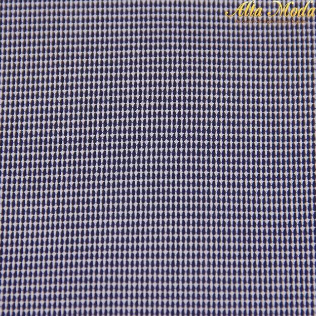 Alta Moda Katun Shirting Putih Navy (1M)