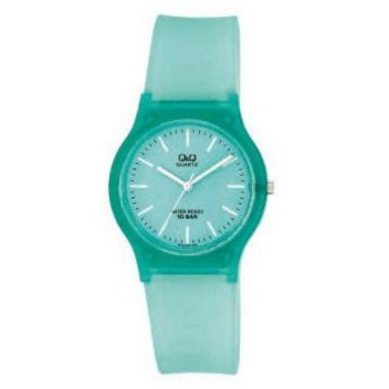 Jam Tangan Wanita Q&amp;Q QnQ QQ Q&amp;Q VP46 VP46J Original - Strap karet JELLY COLOUR