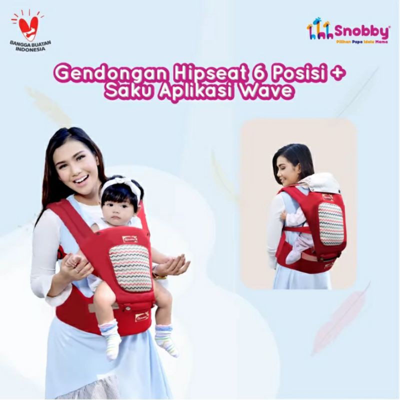 Jual Snobby Gendongan depan Hip Seat 6 Posisi TPG2145 Wave star Series