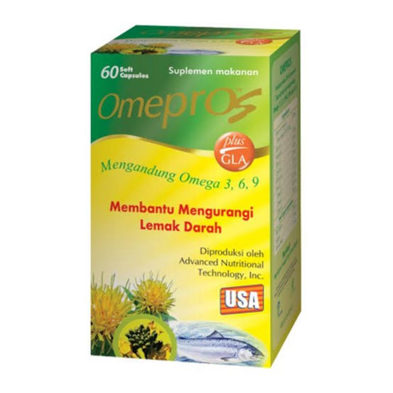 Omepros isi 60 soft kapsul - Mengatasi kolesterol