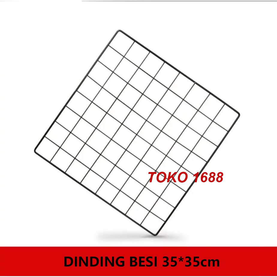 Dinding besi rak buku serbaguna rak besi bunga 35 35cm Dinding besi rak buku serbaguna rak besi bunga 35 35cm