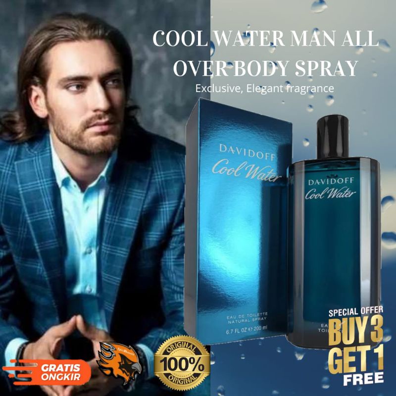 Parfum Pria DAVIDOFF Cool Water Impor asli Awet wangi parfum Laki EDT