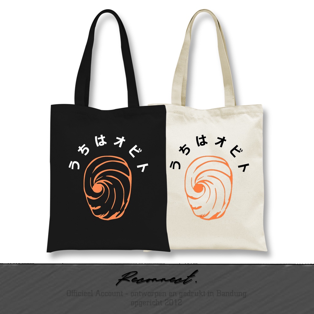 Reconnect ToteBag Anime Naruto Tobi Akatsuki - GRATIS TAMBAH NAMA