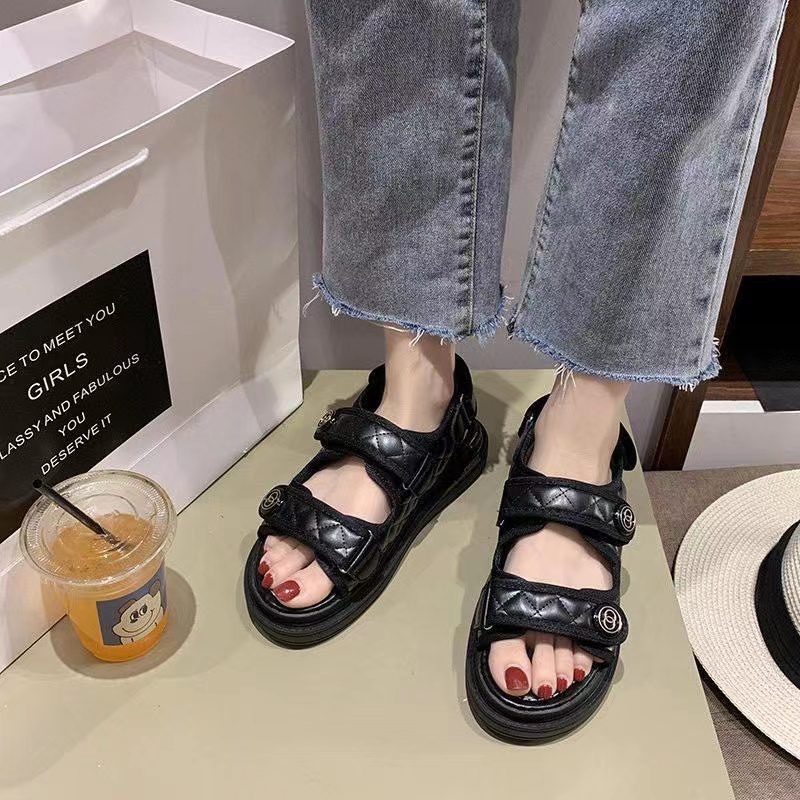 Sepatu Sandal Wedges Wanita Sandal Gunung Sandal Import Premium Quality