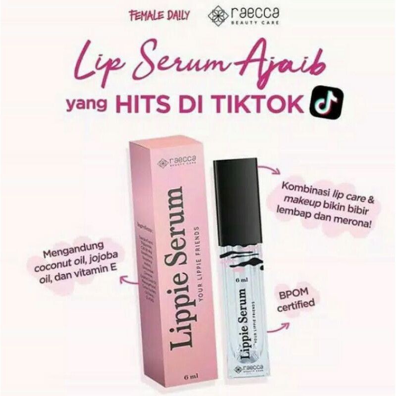 BPOM LIPPIE SERUM RAECCA | LIP SERUM VIRAL