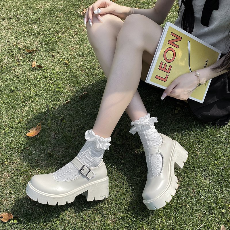 [ Import Design ] Sepatu Wanita Mary Janes  Sepatu Wanita Docmart Heels Import Premium Quality ID139