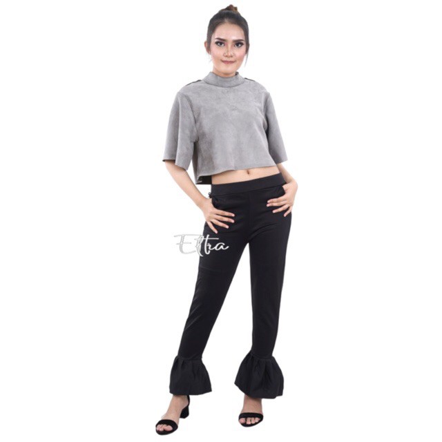 Mermaid Scuba Pants / Ruffle Pants