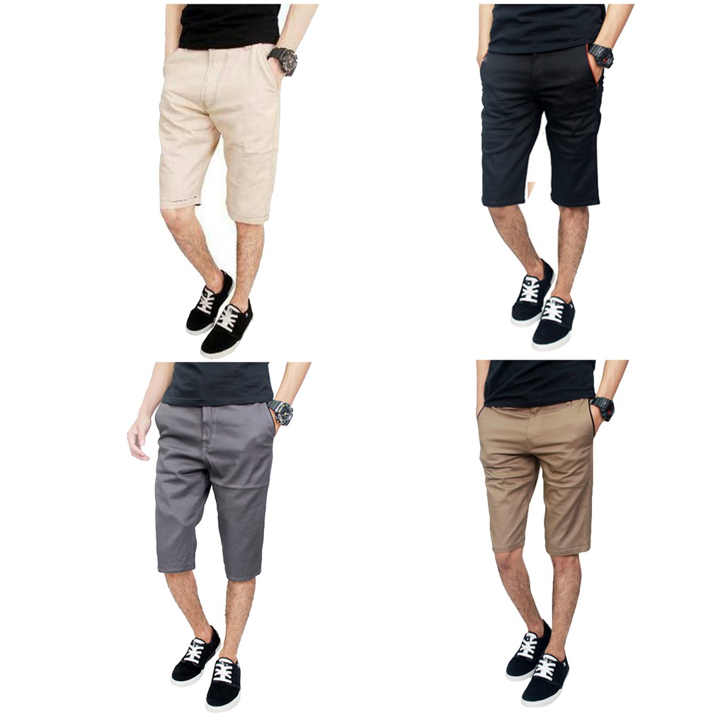 POPULER Celana Pendek Chino Chinos Man Bahan Nyaman Halus Cocok Untuk Gaya Pria Macho