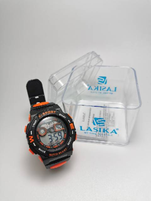 Jam tangan digital Remaja Sporty water Resist Lasika 899