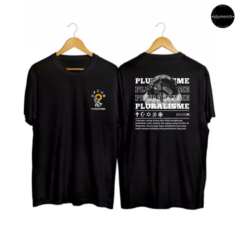 Kaos pluralisme / Kaos aktivis pluralisme / Kaos gusdur toleransi / Tshirt