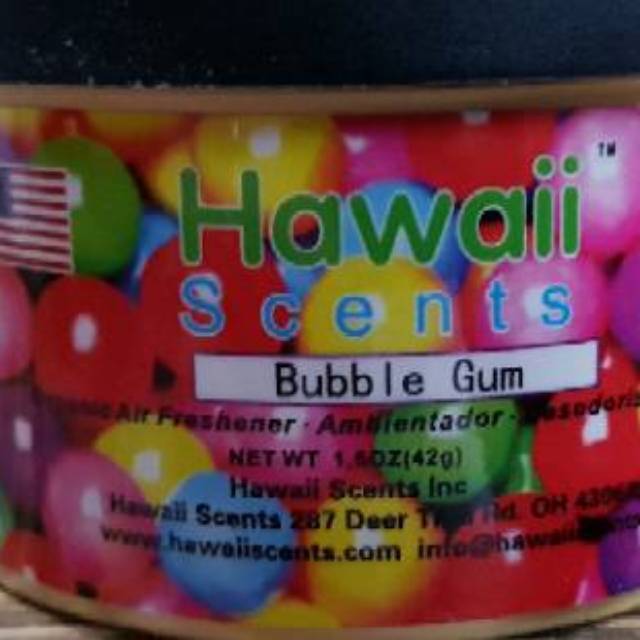 PARFUM MOBIL HAWAII SCENTS BUBBLE GUM PERMEN KARET