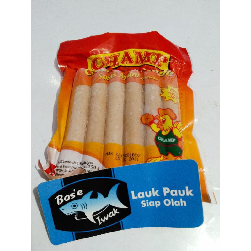 

Champ Sosis Ayam 375 Gr /15 Potong