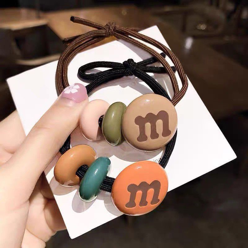 ikat rambut model korea lucu motif mcd