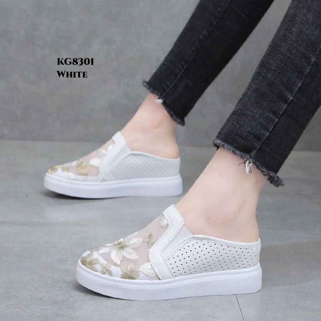 PRF Sneakers Highsole Slope Embroidery Flowery KG8301