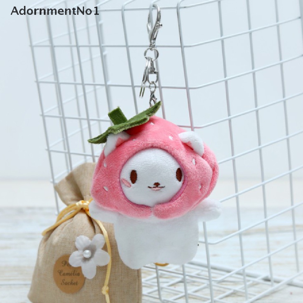 (AdornmentNo1) 1pc Gantungan Kunci Boneka Panda Taiyaki Bahan Plush Lembut