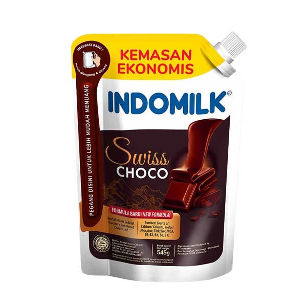 

Indomilk Susu Kental Manis Coklat – Swiss Choco Pouch 545gr
