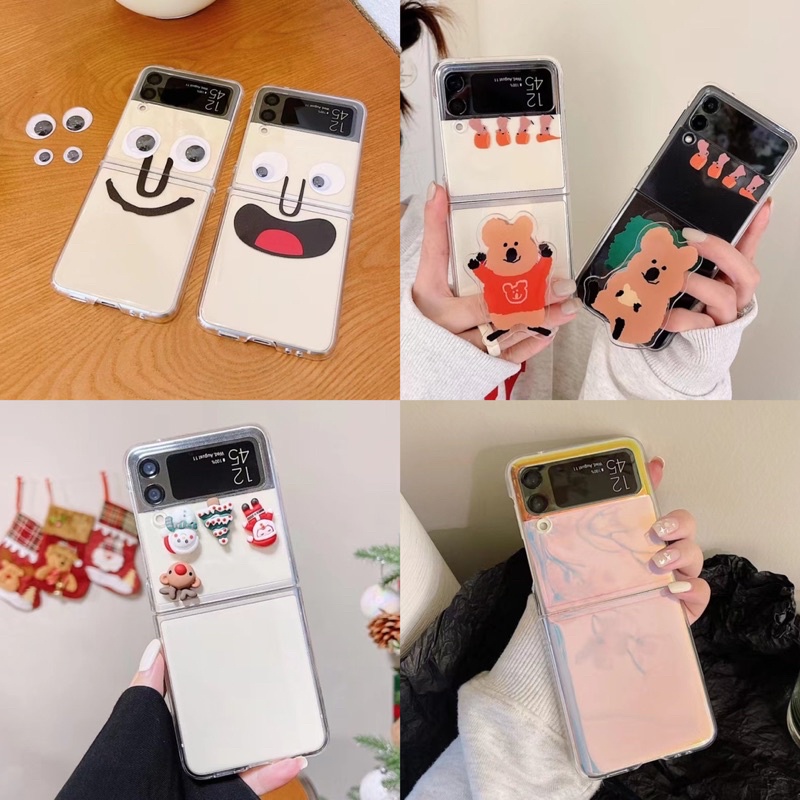 Korean Case Samsung Z Flip 3 Zflip3 Zflip2 Zflip 2 [SUPER CUTE]