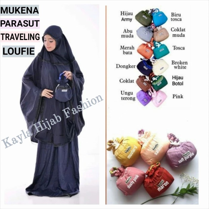 Mukena Parasut Traveling Loufie